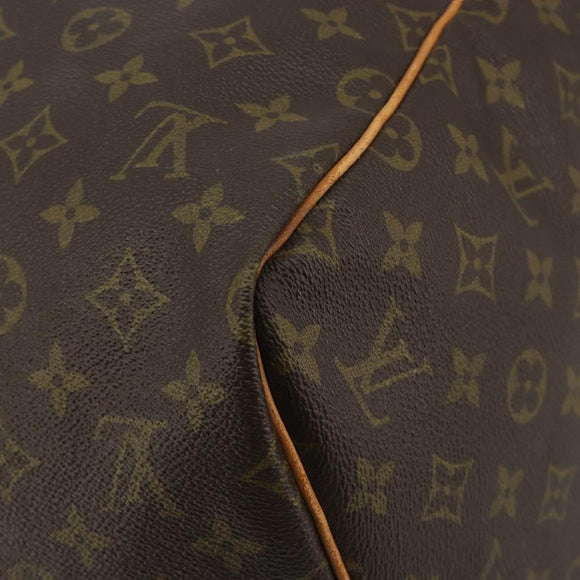 LOUIS VUITTON Monogram Sac Souple 55 Boston Bag M41622 LV Auth 189708A