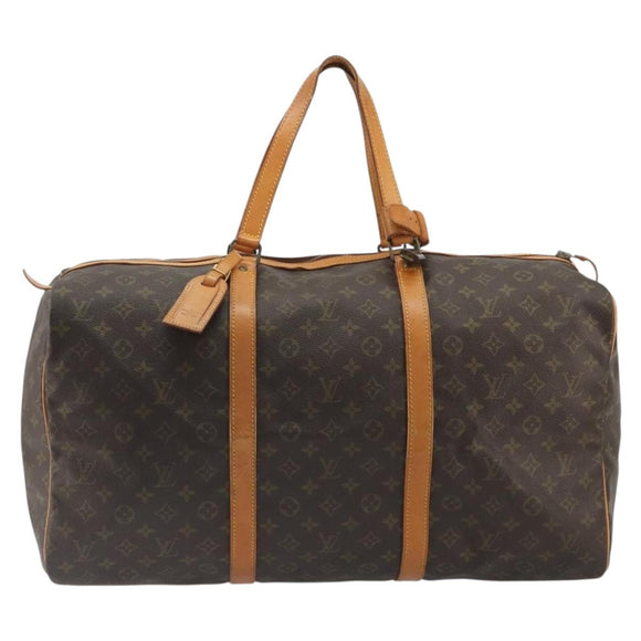 LOUIS VUITTON Monogram Sac Souple 55 Boston Bag M41622 LV Auth 189708A