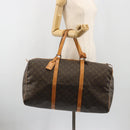 LOUIS VUITTON Monogram Sac Souple 55 Boston Bag M41622 LV Auth 189708A-22