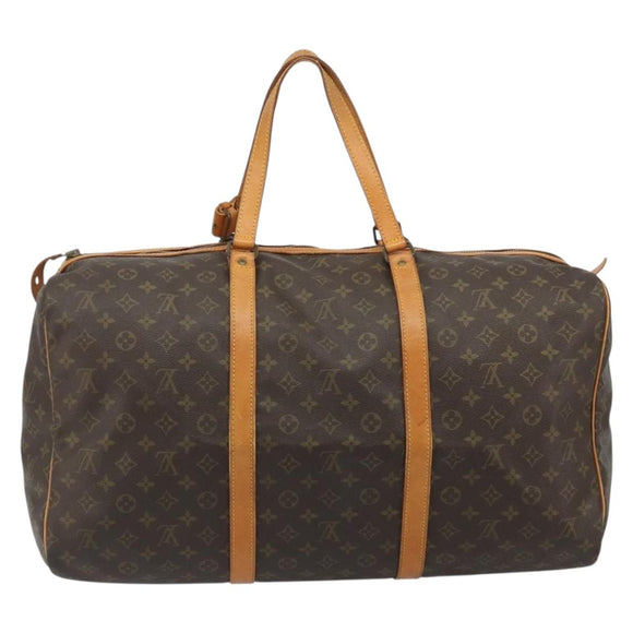 LOUIS VUITTON Monogram Sac Souple 55 Boston Bag M41622 LV Auth 189708A