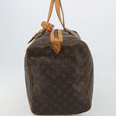LOUIS VUITTON Monogram Sac Souple 55 Boston Bag M41622 LV Auth 189708A-4