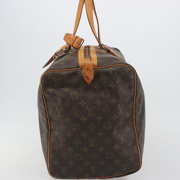 LOUIS VUITTON Monogram Sac Souple 55 Boston Bag M41622 LV Auth 189708A