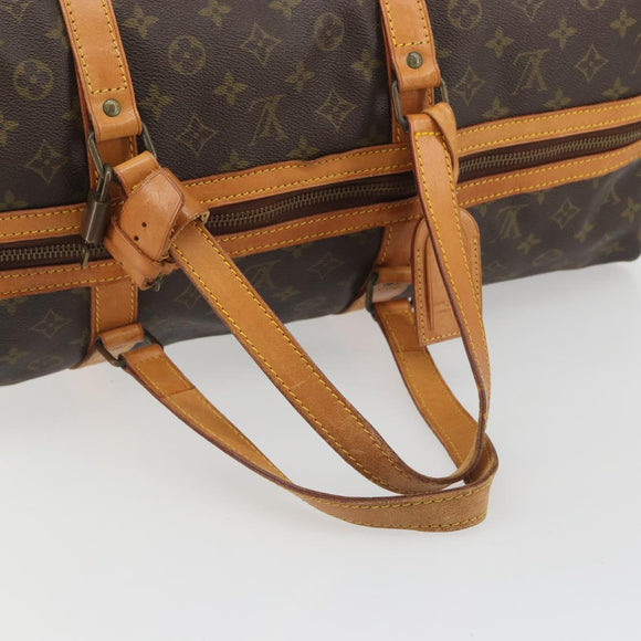 LOUIS VUITTON Monogram Sac Souple 55 Boston Bag M41622 LV Auth 189708A