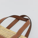 LOEWE Tote Bag Raffia Beige Auth 189709A-15