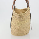 LOEWE Tote Bag Raffia Beige Auth 189709A-3