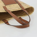 LOEWE Tote Bag Raffia Beige Auth 189709A-8