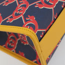 GUCCI GG Supreme Children's Hand Bag PVC Navy 605614 Auth 189710M-16