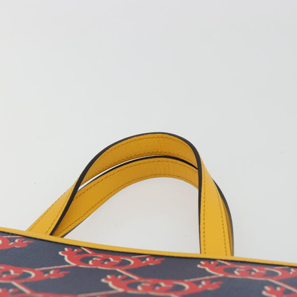 GUCCI GG Supreme Children's Hand Bag PVC Navy 605614 Auth 189710M