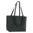 LOEWE Tote Bag Leather Black Auth 189712SV-1
