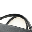 LOEWE Tote Bag Leather Black Auth 189712SV-15