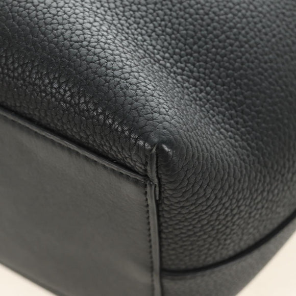 LOEWE Tote Bag Leather Black Auth 189712SV
