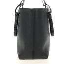LOEWE Tote Bag Leather Black Auth 189712SV-3