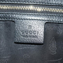 GUCCI Bamboo New Jackie Shoulder Bag Leather 2way Black Gold 246907 Auth 189713V-21