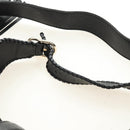 GUCCI Bamboo New Jackie Shoulder Bag Leather 2way Black Gold 246907 Auth 189713V-9