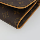 LOUIS VUITTON Monogram Pochette Twin GM Shoulder Bag M51852 LV Auth 189714V-14