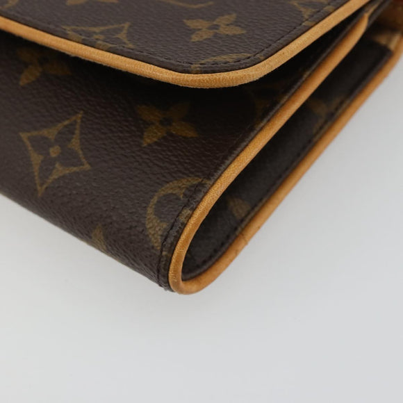 LOUIS VUITTON Monogram Pochette Twin GM Shoulder Bag M51852 LV Auth 189714V