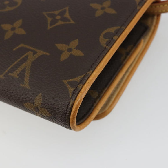 LOUIS VUITTON Monogram Pochette Twin GM Shoulder Bag M51852 LV Auth 189714V