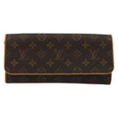 LOUIS VUITTON Monogram Pochette Twin GM Shoulder Bag M51852 LV Auth 189714V-13