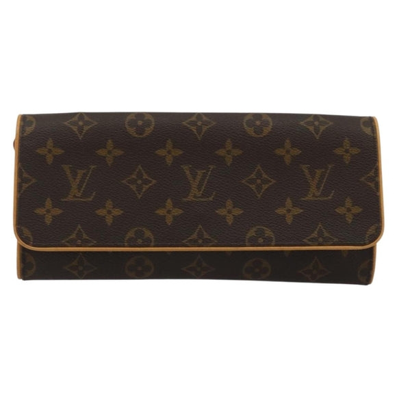 LOUIS VUITTON Monogram Pochette Twin GM Shoulder Bag M51852 LV Auth 189714V