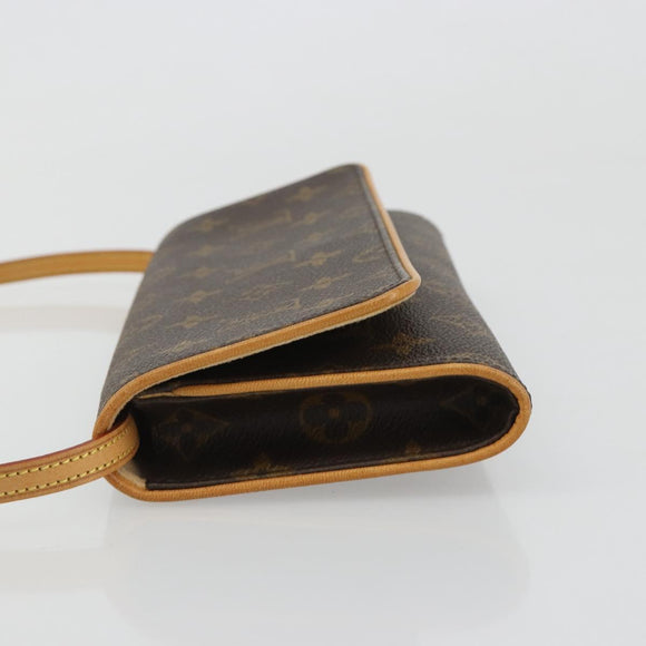 LOUIS VUITTON Monogram Pochette Twin GM Shoulder Bag M51852 LV Auth 189714V
