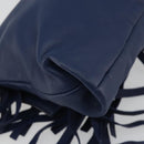 PRADA Shoulder Bag Leather Blue Silver Auth 189715A-16