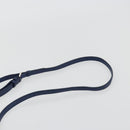 PRADA Shoulder Bag Leather Blue Silver Auth 189715A-8