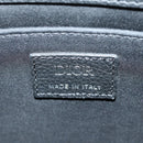 Christian Dior Trotter Canvas Safari Hand Bag 2way Black Silver Auth 189716SM-22