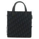 Christian Dior Trotter Canvas Safari Hand Bag 2way Black Silver Auth 189716SM-2