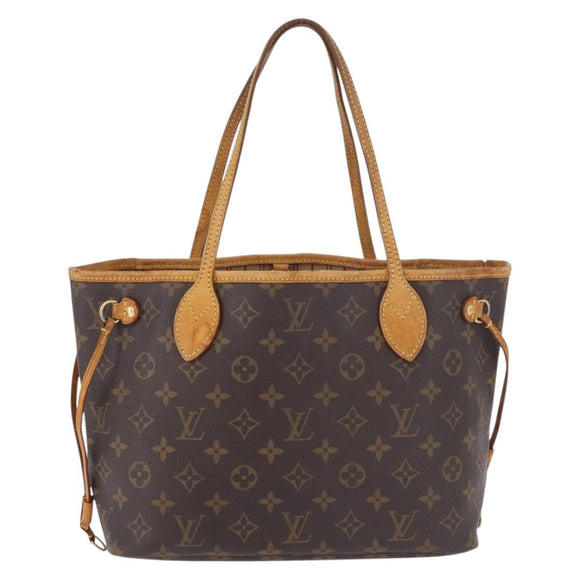 LOUIS VUITTON Monogram Neverfull PM Tote Bag M40155 LV Auth 189717