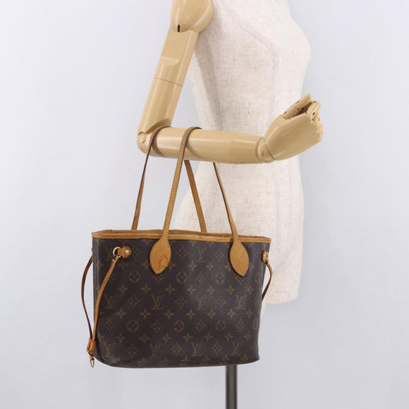 LOUIS VUITTON Monogram Neverfull PM Tote Bag M40155 LV Auth 189717