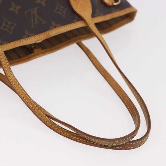 LOUIS VUITTON Monogram Neverfull PM Tote Bag M40155 LV Auth 189717