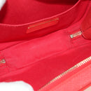 CHANEL Matelasse Chic Affinity Chain Bag Caviar Skin Red Gold CC Auth 189719M-11