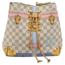 LOUIS VUITTON Damier Azur Summer Trunk Neo Noe Bag N41066 LV Auth 189720SM-13