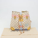 LOUIS VUITTON Damier Azur Summer Trunk Neo Noe Bag N41066 LV Auth 189720SM-12