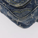 LOUIS VUITTON Monogram Denim Bum Bag Body Bag Blue M95347 LV Auth 189722SAV-14