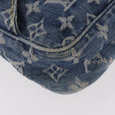LOUIS VUITTON Monogram Denim Bum Bag Body Bag Blue M95347 LV Auth 189722SAV-15