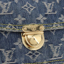 LOUIS VUITTON Monogram Denim Bum Bag Body Bag Blue M95347 LV Auth 189722SAV-17