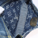 LOUIS VUITTON Monogram Denim Bum Bag Body Bag Blue M95347 LV Auth 189722SAV-23