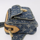 LOUIS VUITTON Monogram Denim Bum Bag Body Bag Blue M95347 LV Auth 189722SAV-4