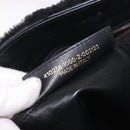 BALENCIAGA Hand Bag Fur 2way Black Auth 189725A-12
