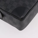 LOUIS VUITTON Damier Grafitte Porte Documents Voyage Bag N41125 LV Auth 189727-10