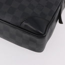 LOUIS VUITTON Damier Grafitte Porte Documents Voyage Bag N41125 LV Auth 189727-11