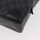 LOUIS VUITTON Damier Grafitte Porte Documents Voyage Bag N41125 LV Auth 189727-13