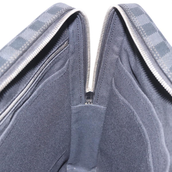 LOUIS VUITTON Damier Grafitte Porte Documents Voyage Bag N41125 LV Auth 189727