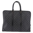 LOUIS VUITTON Damier Grafitte Porte Documents Voyage Bag N41125 LV Auth 189727-2