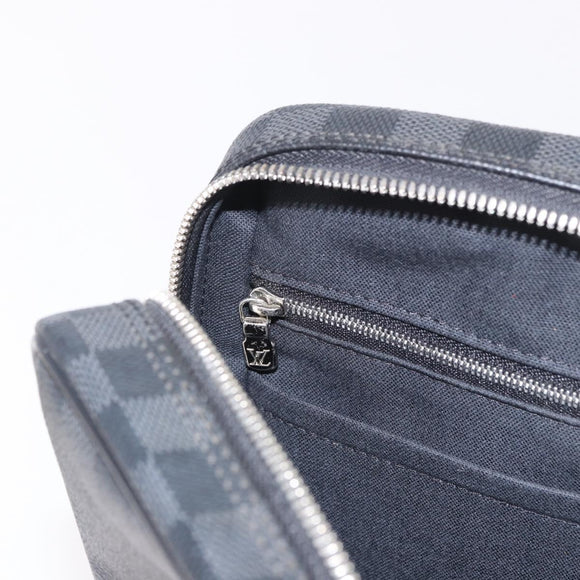 LOUIS VUITTON Damier Grafitte Porte Documents Voyage Bag N41125 LV Auth 189727
