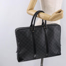 LOUIS VUITTON Damier Grafitte Porte Documents Voyage Bag N41125 LV Auth 189727-25