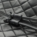 CHANEL Matelasse Backpack Lamb Skin Black Gold CC Auth 189728V-21