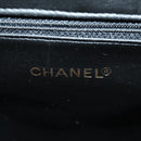 CHANEL Matelasse Backpack Lamb Skin Black Gold CC Auth 189728V-23