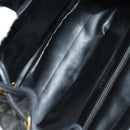 CHANEL Matelasse Backpack Lamb Skin Black Gold CC Auth 189728V-24
